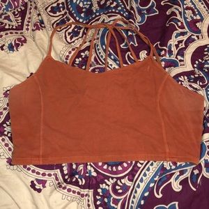 Orange Crop Top